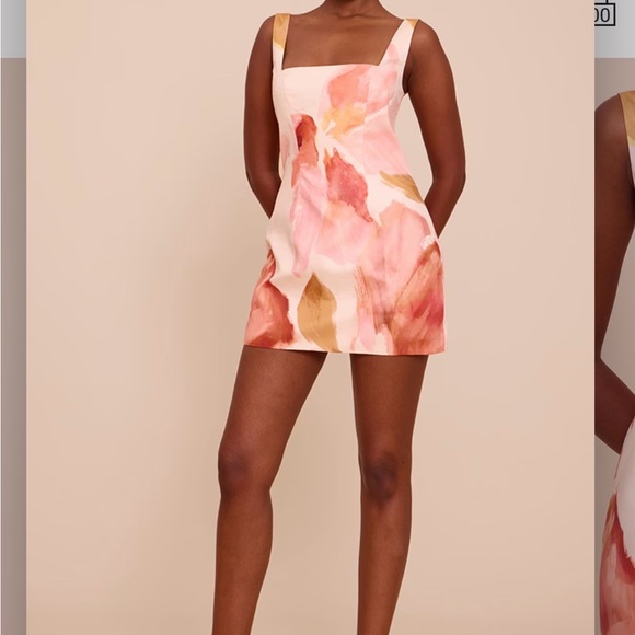 PrettyLittleThing Multicolor Abstract Mini Dress - Picture 3 of 4